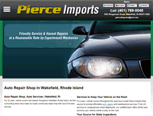 Tablet Screenshot of pierceimports.com